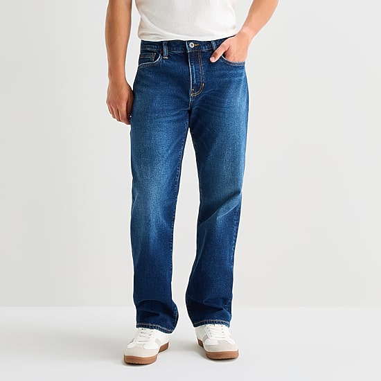 mutual weave Mens Straight Leg Relaxed Fit Jean