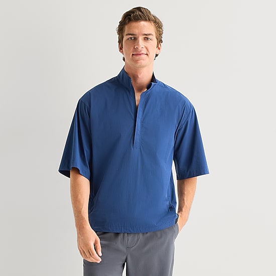 Xersion Mens Short Sleeve Active Quarter-Zip Pullover