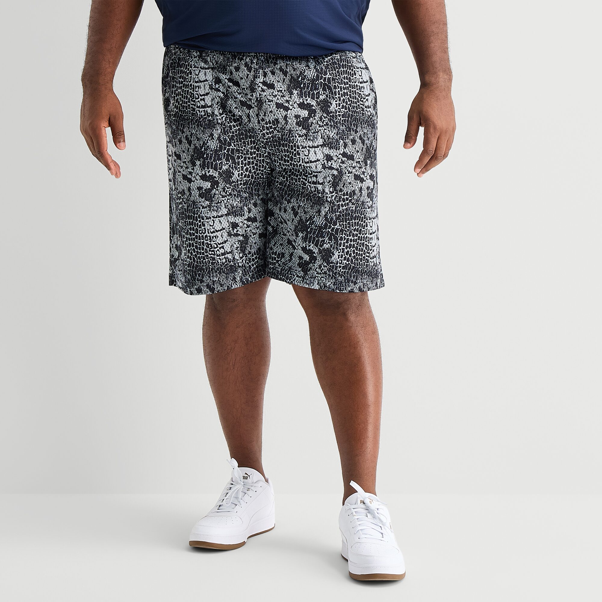 Shaquille O'Neal XLG™ Mens 8" Big Moisture Wicking Workout Shorts