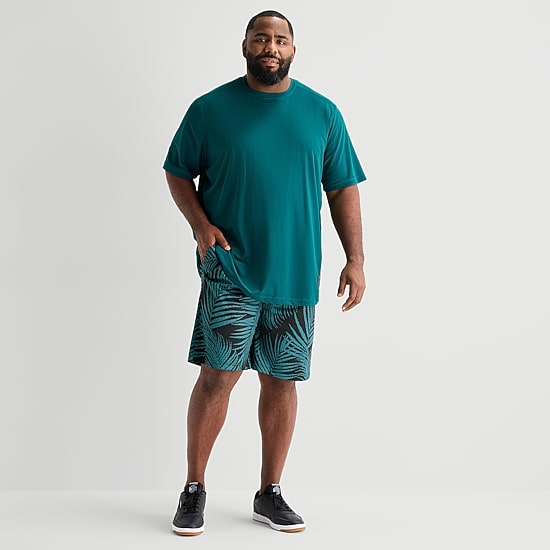 Shaquille O'Neal XLG™ Mens 8" Big Moisture Wicking Workout Shorts