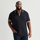Shaquille O'Neal XLG™ Big and Tall Mens Short Sleeve Polo Shirt