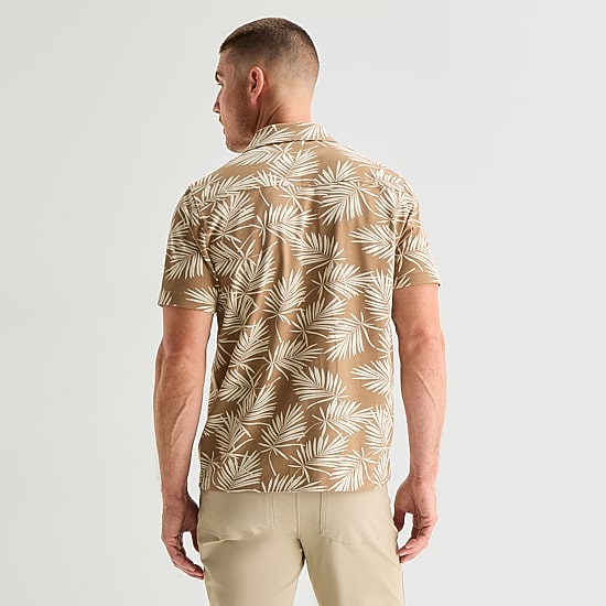 Stylus Mens Short Sleeve Camp Shirt