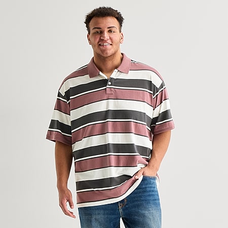 PGA TOUR® Short Sleeve Airflux Solid Polo- Big & Tall-JCPenney