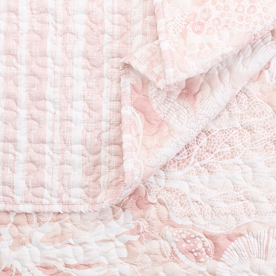 Richmond Park Cabana Coral 3-pc. Quilt Set