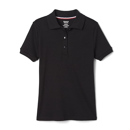 French Toast Little Girls Short Sleeve Regular Fit Polo Shirt