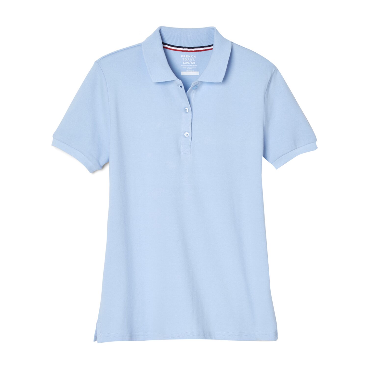 French Toast Little & Big Kid Girls Short Sleeve Regular Fit Polo Shirt
