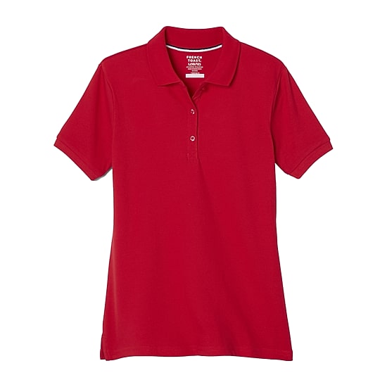 French Toast Little & Big Kid Girls Short Sleeve Regular Fit Polo Shirt