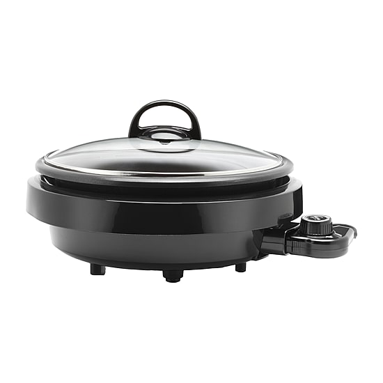 Aroma ASP-137B 3-Qt. 3-In-1 Grillet, Black
