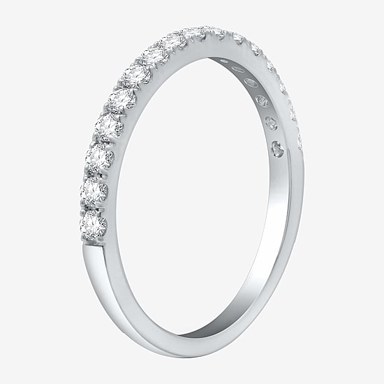 (H-I / Si2-I1) Womens 1 3/4 CT. T.W. Lab Grown White Diamond 10K Gold Pear Side Stone Halo Bridal Set