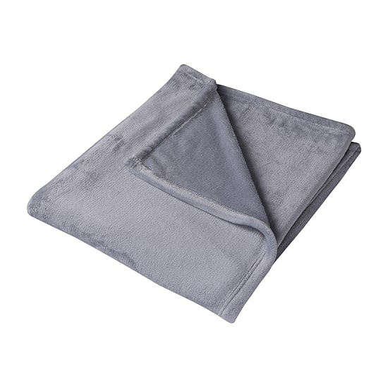 Swift Home Ultra Soft Embroidered Monogram Blanket 50"X60" Washable Midweight Throw