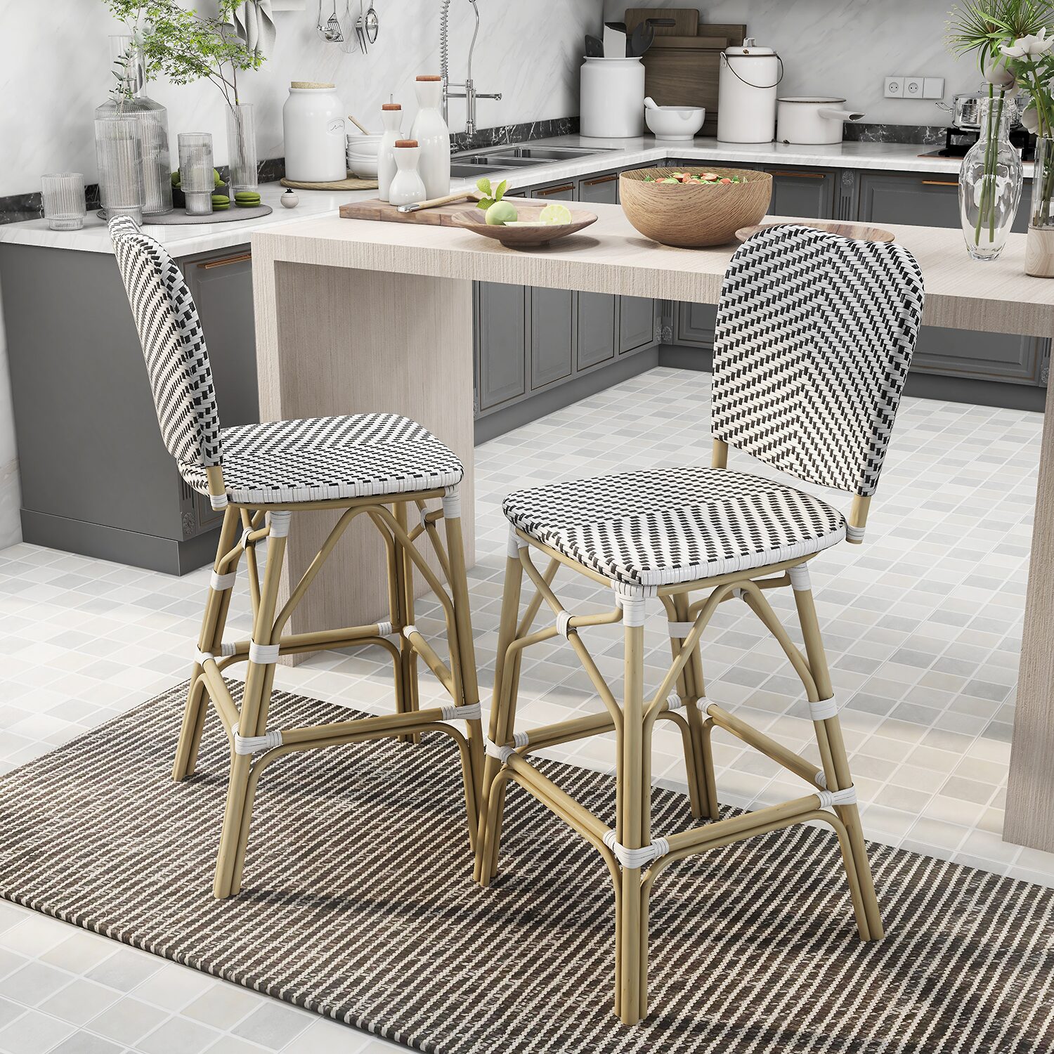 Furniture of America™ Redbonne 2-pc. Bar Stool