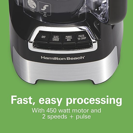 Hamilton Beach Stack & Snap 10 Cup Food Processor