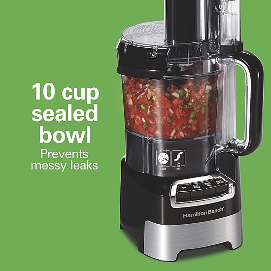 Hamilton Beach Stack & Snap 10 Cup Food Processor