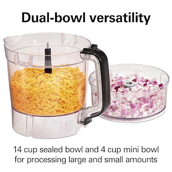 Hamilton Beach 14 Cup Stack & Snap Duo Food Processor