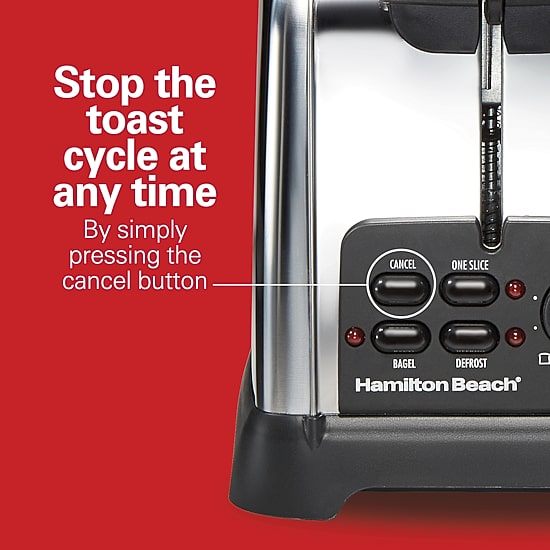 Hamilton Beach Classic Stainless Steel 2 Slice Toaster