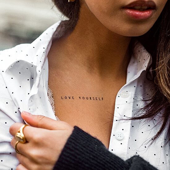 Inked By Dani Mantra Temporary Tattoos