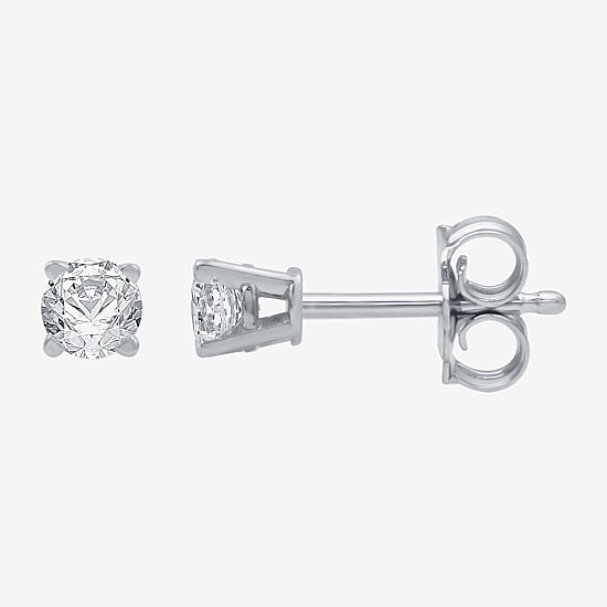 Deluxe Collection 1/2 CT. T.W. Natural White Diamond 14K Gold 3.8mm Stud Earrings