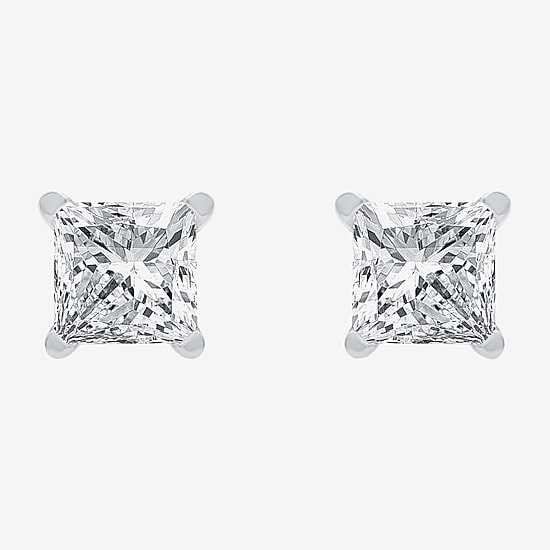 Classic Collection 1/2 CT. T.W. Natural White Diamond 10K Gold 3.9mm Stud Earrings