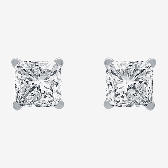 Deluxe Collection 1 CT. T.W. Natural White Diamond 14K Gold 5.2mm Stud Earrings