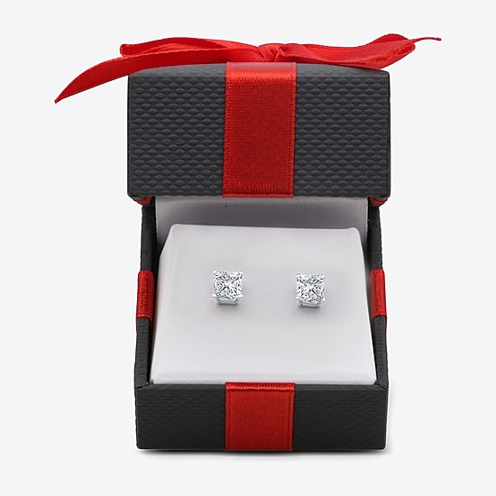 Deluxe Collection 1 CT. T.W. Natural White Diamond 14K Gold 5.2mm Stud Earrings
