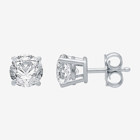Classic Collection 1 CT. T.W. Natural White Diamond 10K Gold 5.2mm Stud Earrings