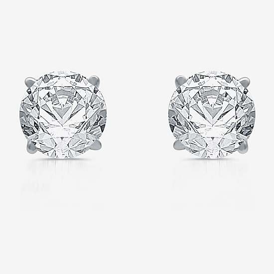 Ever Star 1 1/4 CT. T.W. Lab-Grown (G / SI1-SI2) Diamond 10K or 14K Gold Round Stud Earrings