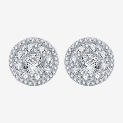 Ever Star (H-I / I1) 1 1/2 CT.T.W. Lab-Grown Diamond 10K Gold 12mm Stud Earrings