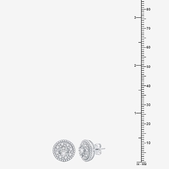 Ever Star (H-I / I1) 1 1/2 CT.T.W. Lab-Grown Diamond 10K Gold 12mm Stud Earrings