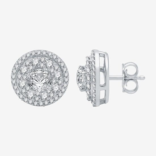 Ever Star (H-I / I1) 1 1/2 CT.T.W. Lab-Grown Diamond 10K Gold 12mm Stud Earrings