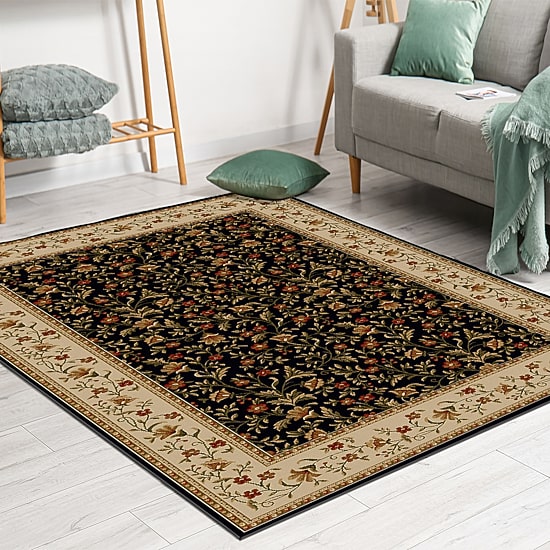 Radici Como Floral Traditional Oriental Indoor Rectangular Area Rug