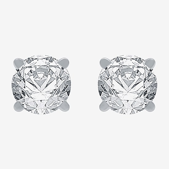 5/8 CT. T.W. Natural White Diamond 10K Gold 4.3mm Stud Earrings
