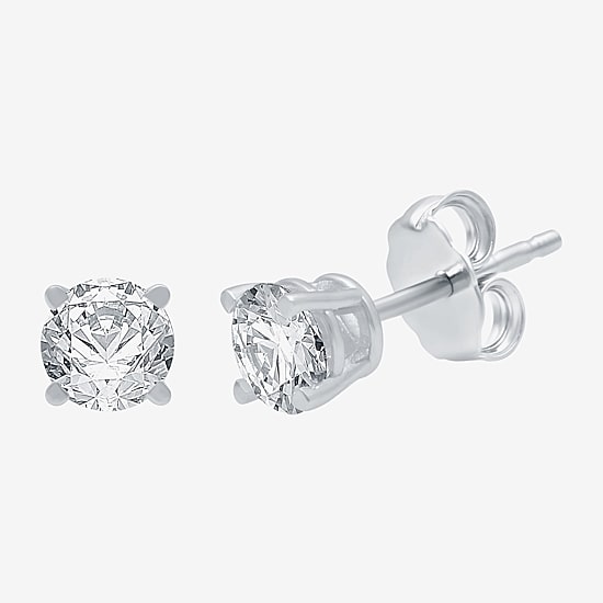 Ever Star 5/8 CT. T.W. Lab-Grown (G / SI1-SI2) Diamond Round Stud Earrings in 10K or 14K Gold