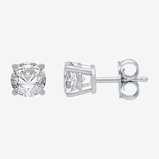 Ever Star 5/8 CT. T.W. Lab-Grown (G / SI1-SI2) Diamond Round Stud Earrings in 10K or 14K Gold