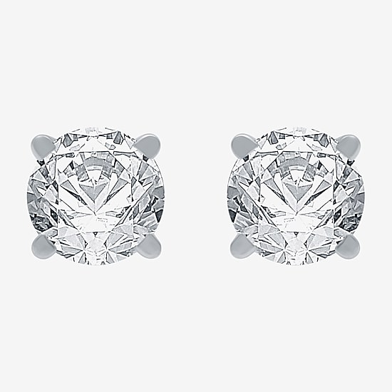 Ever Star 5/8 CT. T.W. Lab-Grown (G / SI1-SI2) Diamond Round Stud Earrings in 10K or 14K Gold