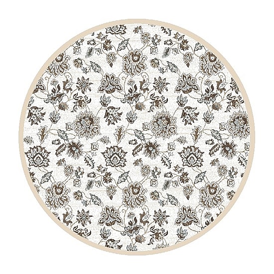 Radici Pisa Floral Traditional Indoor Round Area Rug