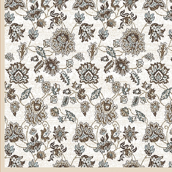 Radici Pisa Floral Traditional Indoor Round Area Rug