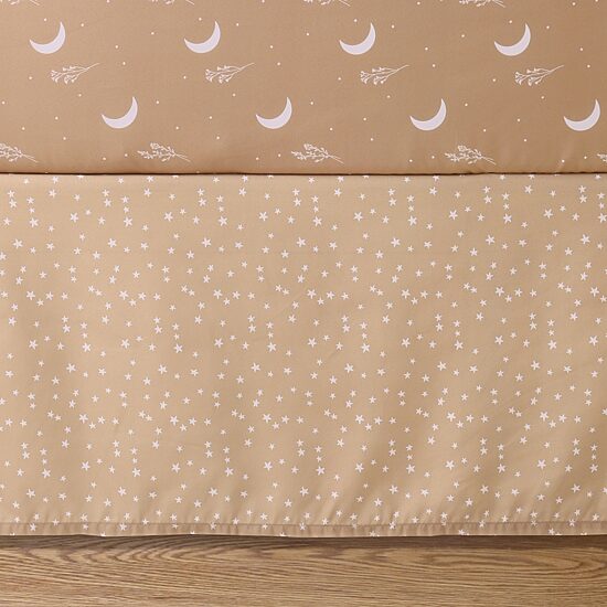 The Peanutshell Boho Celestial 3-pc. Crib Bedding Set