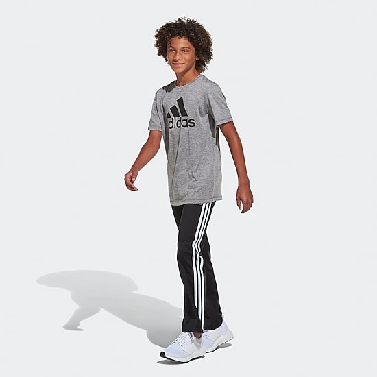 adidas Big Kid Boys Crew Neck Short Sleeve Regular Fit Graphic T-Shirt