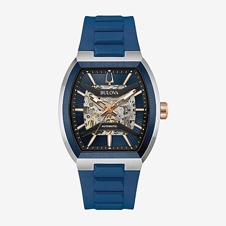 Bulova Latin Grammy Gemini Mens Black Strap Watch 97a163 - JCPenney