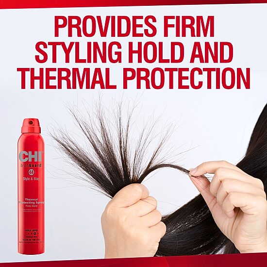 CHI Styling Iron Guard 44 Style & Stay Protecting Hair Spray 10 oz.