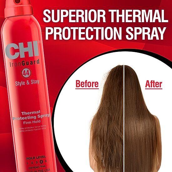 CHI Styling Iron Guard 44 Style & Stay Protecting Hair Spray 10 oz.