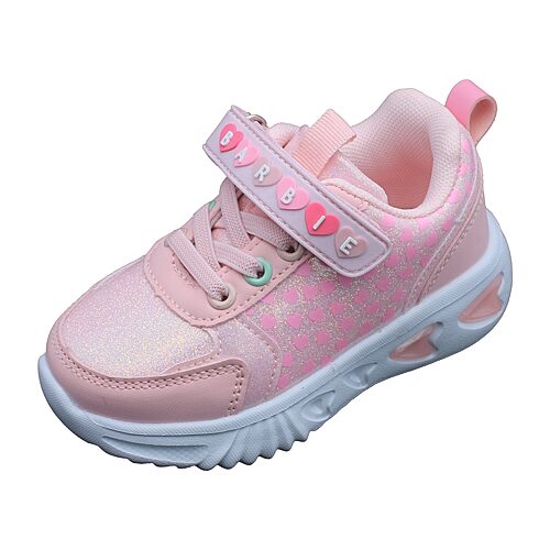 Barbie Light-Up Toddler Girls Barbie Sneakers, 10 Medium, Pink