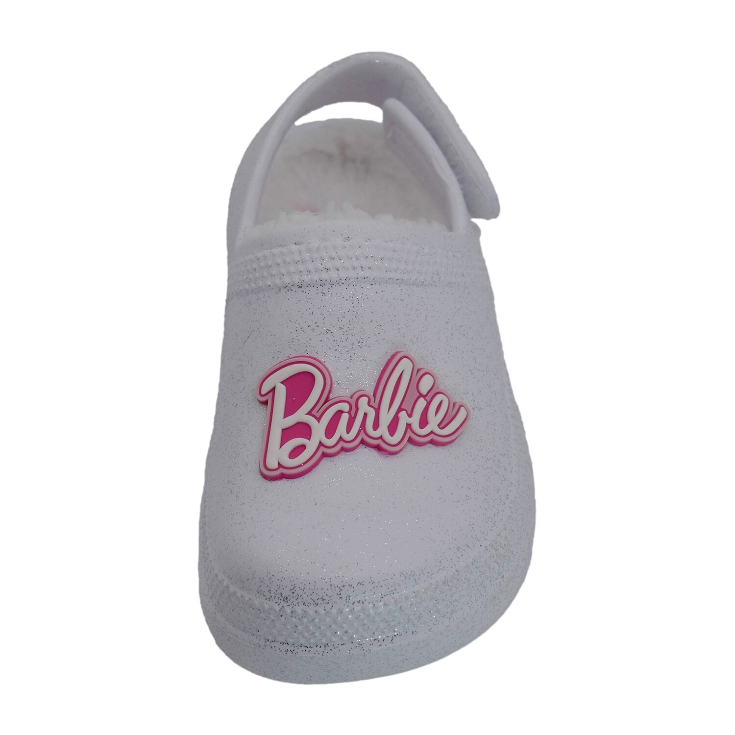 Barbie Faux Fur Toddler Girls Round Closed Toe Clogs
