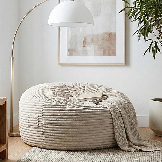 Sealy® Bala Corduroy Memory Foam Bean Bag Chair