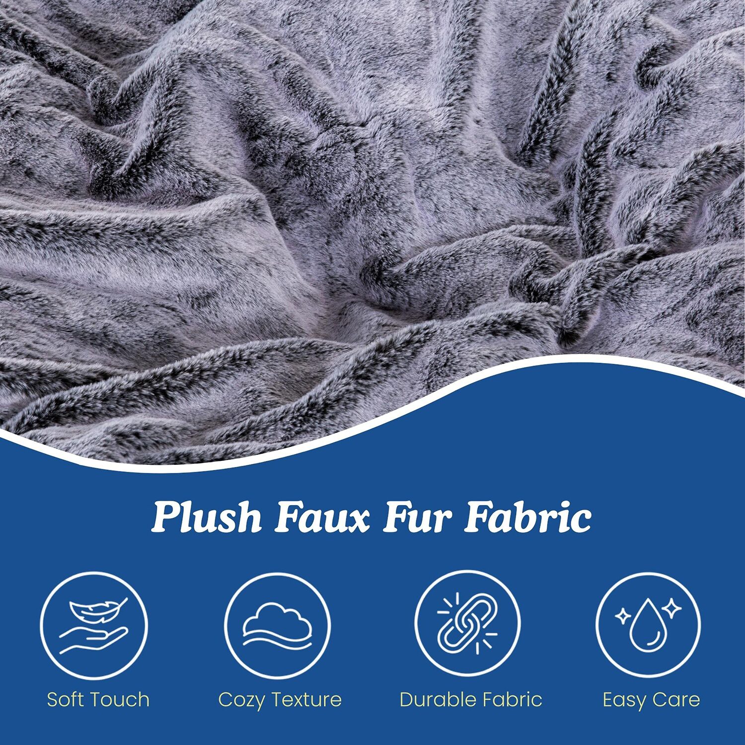 Sealy® Bala Faux Fur Memory Foam Bean Bag Chair