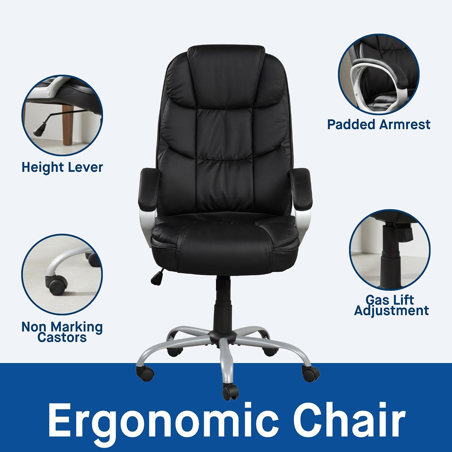 Sealy® Kronos Ergonomic Design Adjustable Height Office Chair