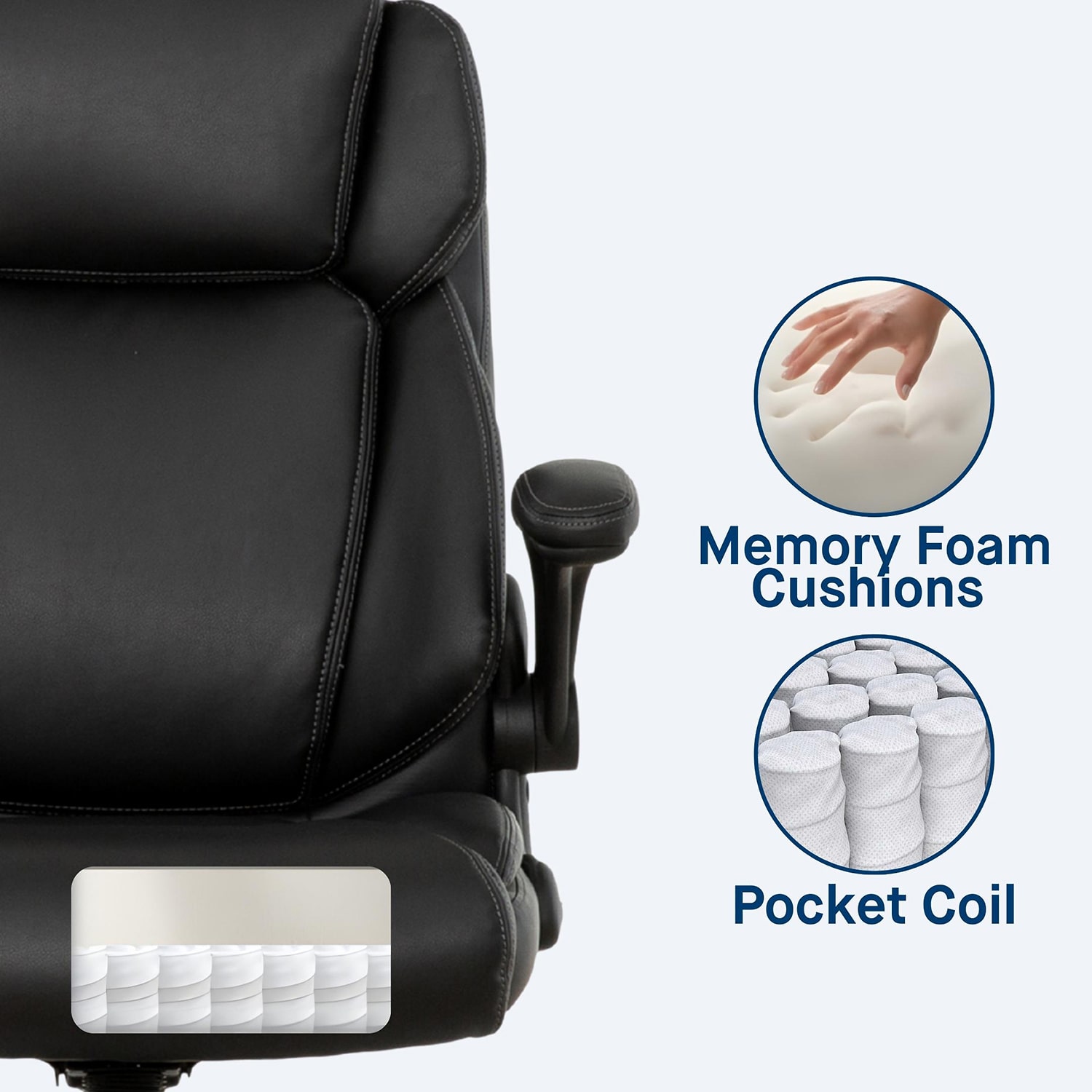 Sealy® Kronos Ergonomic Design Adjustable Height Office Chair