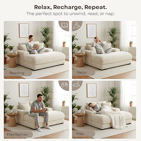 Cuddler Chaise Lounge