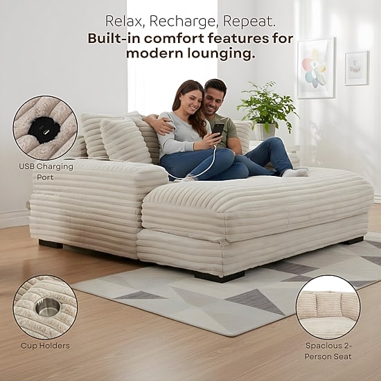 Cuddler Chaise Lounge