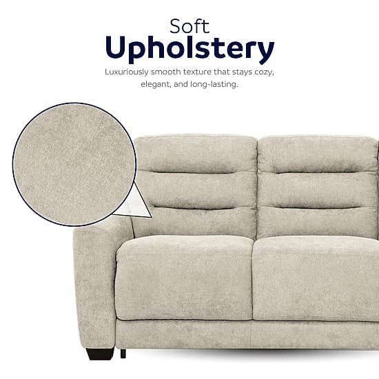 Stearns & Foster® Luca 83" Queen Sleeper Sofa with 8" Pocket Coil Mattress